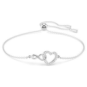 Elegant Silver Heart Bracelet